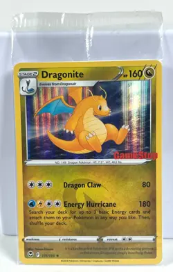 2022 Sealed Silver Tempest Dragonite GameStop Holo Card Promo 131/195 Pokemon - Image 1