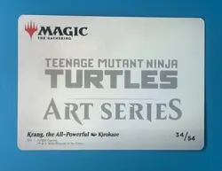 Krang, the All-Powerful Art Card Art Series: Teenage Mutant Ninja Turtles... - Image 2