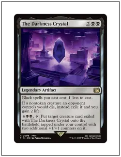 1x The Darkness Crystal, Magic the Gathering MTG NM - Image 1