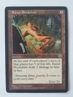 Magic the Gathering Mirage Razor Pendulum - Image 1