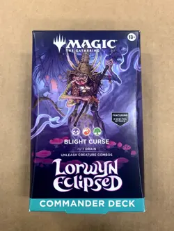 Wizards of the Coast Magic: Magic the Gathering Commander Deck Blight Curse - Image 1