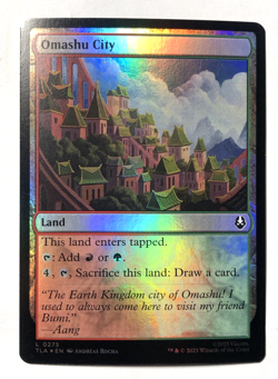 Omashu City Foil 0275 Avatar: The Last Airbender MTG Magic the Gathering NM - Image 1