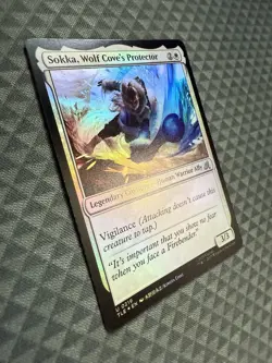 MTG Sokka, Wolf Cove’s Protector #0219 Foil Uncommon Avatar: TLA: E-L (TLE) - Image 2