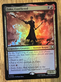 MTG Avatar: The Last Airbender, Zuko, Conflicted - Foil - Image 1