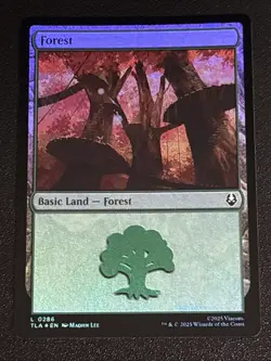 MTG Avatar: The Last Airbender Forest Foil 0286 NM - Image 1