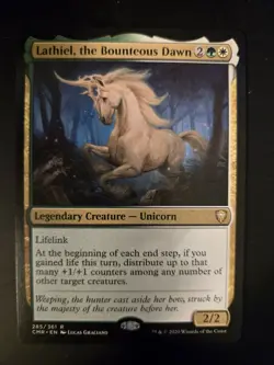 Lathiel, the Bounteous NM Dawn Commander Legends MTG FREE SHIPPING - Image 1