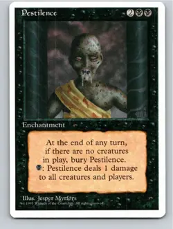 Magic the Gathering Pestilence 4th Edition MTG Free Shipping! - Image 1