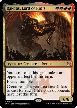 Rakdos, Lord of Riots (REGULAR) x1 - MTG Ravnica Remastered RVR #215 - Image 1