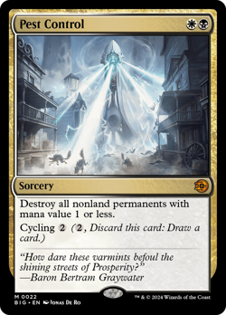 Pest Control (REGULAR) x1 - MTG The Big Score BIG #22 - Image 1