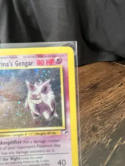 Pokemon Sabrina's Gengar Gym Challenge Holo Rare 14/132 2000 80 HP English - Image 3