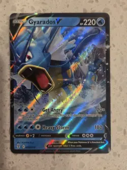 Gyarados V 028/203 Full Art NM/M Evolving Skies Pokemon Tcg Card+ 🎁 - Image 1