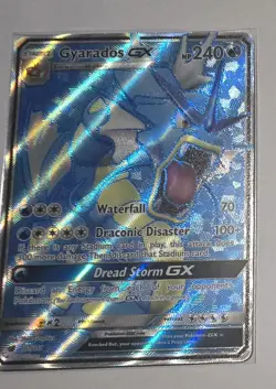 Pokemon Gyarados GX TCG Full Art Holo Card Crimson Invasion 101/111 - Image 4