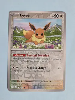 2025 Eevee 74/131 - Reverse Holo - Prismatic Evolutions - NM/MINT Pokemon TCG - Image 1