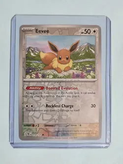 2025 Eevee 74/131 - Reverse Holo - Prismatic Evolutions - NM/MINT Pokemon TCG - Image 2