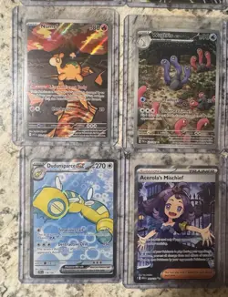 Pokemon TCG 12 card lot, Illustration Rare, Full art, Prismatic Stamped - Image 2