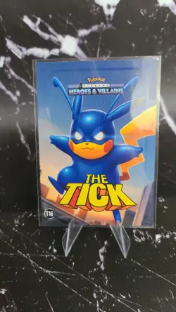 Tick T16 Pikachu Heroes and Villains FE Pokemon Card - Image 1