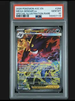 2026 POKEMON ASC EN-ASCENDED HEROES #284 MEGA GENGAR EX PSA 10 - Image 2