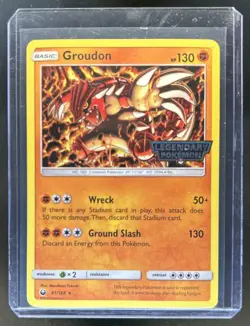 2018 Pokemon SM Celestial Storm Groudon Promos Holo #81/168 - Image 1