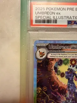 2025 Pokemon Prismatic Evolution Umbreon Ex SIR PSA GEM MT 10 - Image 3