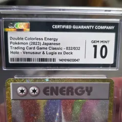 Double Colorless Energy Pokemon TCG Classic Japanese Holo CGC 10 032/032 2023 - Image 5