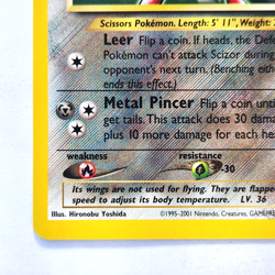 Scizor 33 Pokemon TCG Black Star Promo NM Vintage 2001 - Image 5