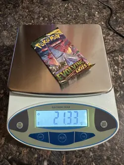 🔥Heavy 21.33🔥 Pokemon Evolving Skies Booster Pack Sealed 820650808777 - Image 1