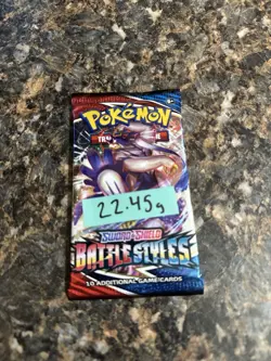 🔥Heavy 22.45 🔥 Pokemon Battle Styles Booster Pack Sealed - Image 2