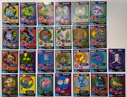 1999 Poketrivia Pokemon Card Lot Of 26 No Doubles Burger King BK Mew MP-HP - Image 1