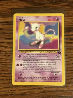 Pokemon TCG Mew Promo #8 Pokemon Promos 8 - Image 1