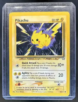 2000 Pokemon Neo Genesis Pikachu #70/111 - Image 1