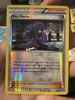 Pokemon Hex Maniac 75/98 Reverse Holo XY Ancient Origins English NM- Rare - Image 1