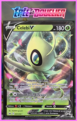 Carte Pokemon Celebi V 001/202 EB01 EB1 Epee et Bouclier FR - Image 1