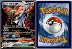 2017 Pokemon, S&M Crimson Invasion, #90/111 Silvally GX, Holo Ultra Rare - Image 1