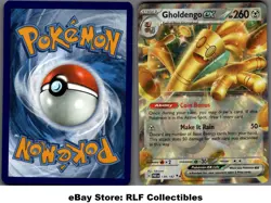 2023 Pokemon, Paradox Rift, #139/182 Gholdengo ex, Holo Double Rare - Image 1