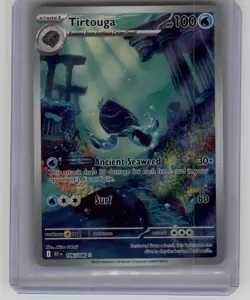 2025 Pokemon Black Bolt Tirtouga Illustration Rare 106/086 NM - Image 1