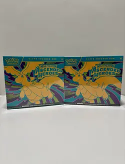 2x Ascended Heroes Elite Trainer Box ETB Lot Pokemon TCG New/Sealed ✅ - Image 1