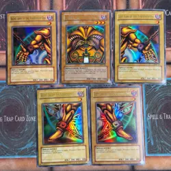 COMPLETE 5 Card Set LOB Original Ultra Rare Exodia the Forbidden One Yugioh - Image 1