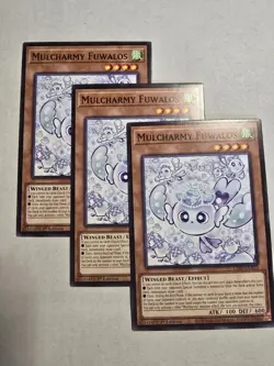 3x Mulcharmy Fuwalos x3 Common 1st Edition L26D Yugioh - Image 1