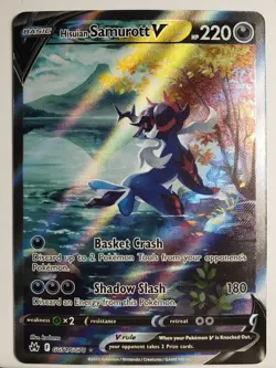 HOLO Hisuian Samurott GG51/GG70 NM/M Crown Zenith Galarian Gallery Pokemon Card - Image 1