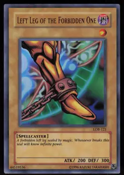 Left Leg of the Forbidden One LOB-121 Ultra Rare Yu-Gi-Oh - Image 1