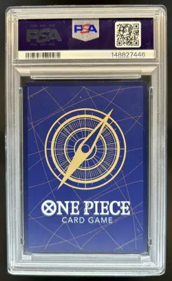 2026 One Piece Dracule Mihawk Secret Rare Alt Manga Art #OP14-119 PSA 10 - Image 2