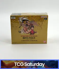 ONE PIECE OP04 TCG ENGLISH KINGDOMS OF INTRIGUE BOOSTER BOX SEALED - Image 1