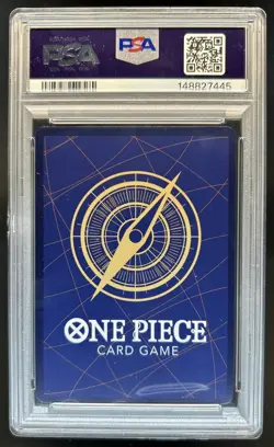 2025 One Piece Portgas D. Ace Secret Rare Wanted Alt Art #OP13-119 PSA 10 - Image 2
