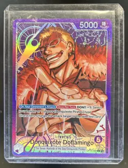 2026 One Piece Azure Sea's Seven Donquixote Doflamingo Leader #OP14-060 - Image 1