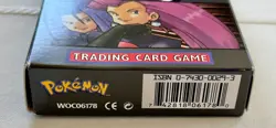 Pokemon TCG Team Rocket Trouble Theme Deck Box, Card Lists, Rulebook, Poster - Image 2