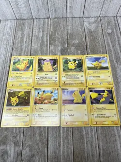 Pokemon 1999-2008 Pikachu Lot (8 Cards) Vintage TCG [LP - HP / Read Description] - Image 1
