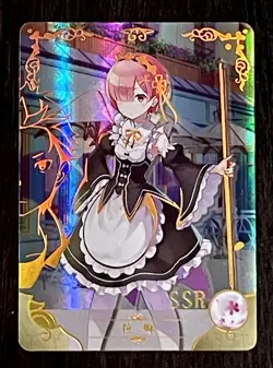 Goddess Story NS-2M03-030 Ram Re Zero SSR Card Waifu Doujin Anime TCG CCC CCG - Image 1