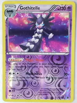 REVERSE HOLO Gothitelle 47/98 NM - Emerging Powers Pokemon Card Kagemaru Himeno - Image 1