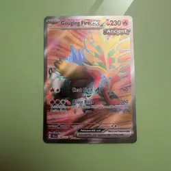 Gouging Fire ex 188/162 Temporal Forces Pokemon Ultra Rare TCG Card - Image 1