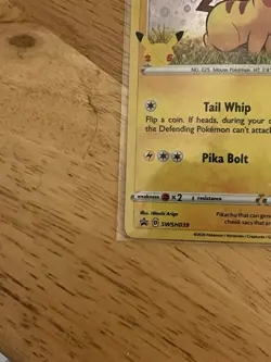 Pokemon Pikachu SWSH039 Holo Cards Lot of 2 Nintendo GAME FREAK 2020 English - Image 4